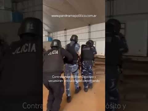 CONTRABANDO. Allanan depósito y secuestran mercadería en Cerro Azul. #noticias #misionesargentina