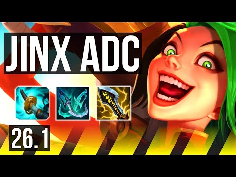 JINX & Lulu vs APHELIOS & Elise (ADC) | 11k gold comeback, 53K damage | KR Challenger | 26.1