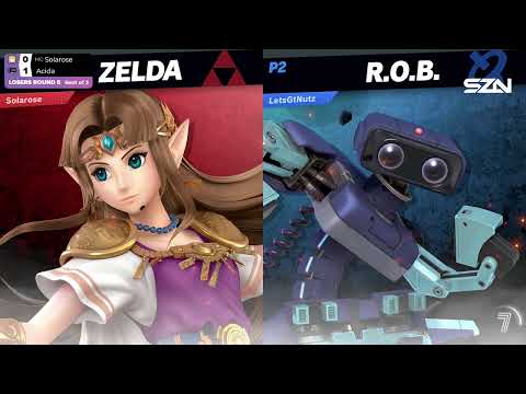 Pop Off! 5 - Solarose (Zelda) Vs. Acida (ROB) - Losers R5 - SSBU