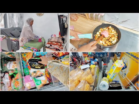 NYETRIKA SELESAI. MASAK. LANJUT KELUAR RUMAH. MAKAN MIE AYAM. BELANJA DI FITRINOF NYARI PECI DLL