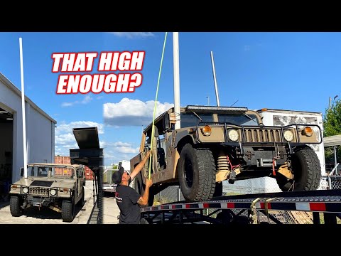 Preparing the HUMVEE To Drive Completely Underwater!!! (24' Snorkels)