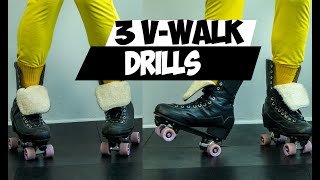 How to V Walk on roller skates