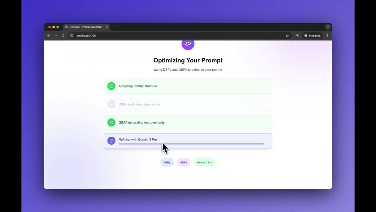 GemVibe project preview