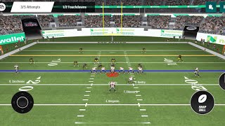 Madden NFL 23 Mobile Football gameplay on iPhone 14 Pro Max