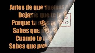 David Otero - Aire (Antes de que vuelvas a llover)(Letra)