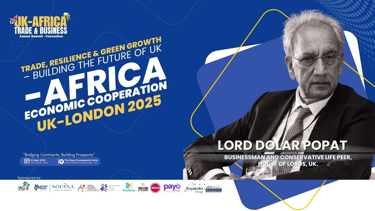 ⚙️ Building the Next Trade Era: Lord Popat on UK–India–Africa Partnerships | #ukafricasummit2025