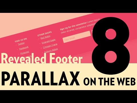 Parallax on the Web (Part 8) – Revealed Footer