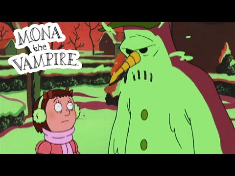 Freaky the snowman | Mona The Vampire - WildBrain | Cartoon for kids