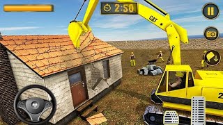 Wrecking Crane House Moving - Excavator Construction Simulator 2026 - Android GamePlay