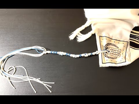 How to Tie Tzitzit with Tekhelet: Breslov/ Rabbi Shalom Arush Method