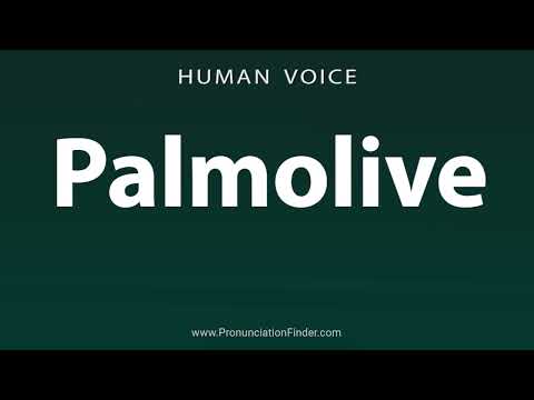 How To Pronounce Palmolive