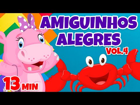 Amiguinhos Alegres Vol. 4 - Giramille 13 min | Desenho Animado Musical