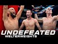 Undefeated UFC Welterweights