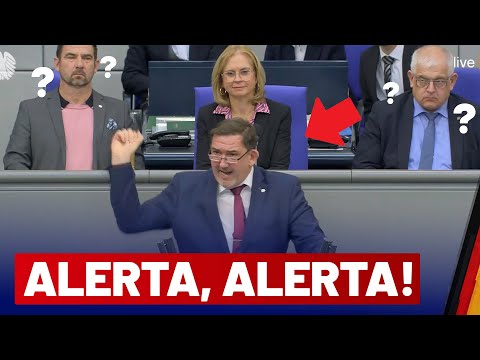 Suddenly Knuth Meyer-Soltau shouts "Alerta, Alerta!" 😂 - AfD parliamentary group in the Bundestag