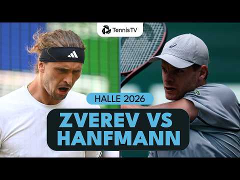 Alexander Zverev vs Yannick Hanfmann All-German Battle 🇩🇪 | Halle 2026 Highlights