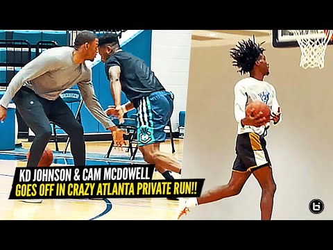#1 JUCO PLAYER LANSTON WILSON & UGA KD JOHNSON, CAM MCDOWELL GOES CRAZY IN PRIVATE ATLANTA RUN!!