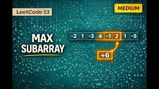 Maximum Subarray - Leetcode 53 - Python