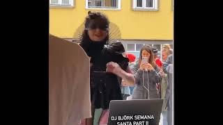 björk : nordic smile flute player @ smekkleysa, full sturgeon moon, iceland, august 5th (05-08-2023)