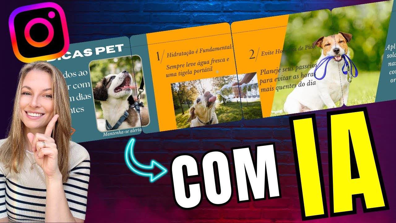 Como Fazer Post Carrossel Contínuo com IA