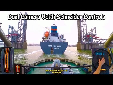 Tugboat Dual Camera #4 - Voith Schneider Controls