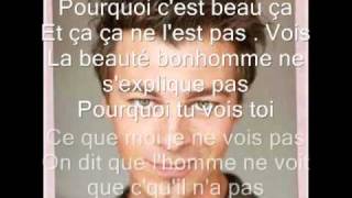 Christophe Maé - Pourquoi c&#39;est beau ça avec les parole !!!