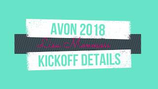 Avon 2018 Kickoff  JUICY DETAILS