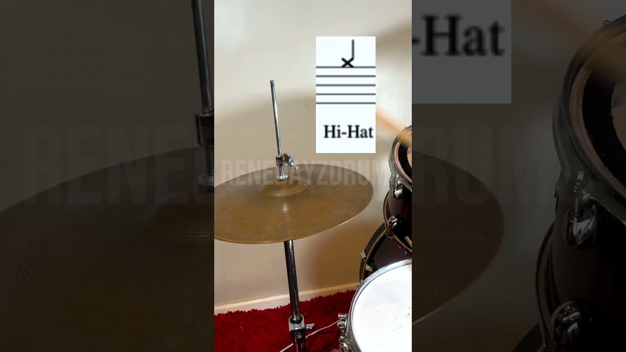 How to read Drum notes?🥁 #drums #drumlessons #bateristas #baterista #drumming #drummer #learning
