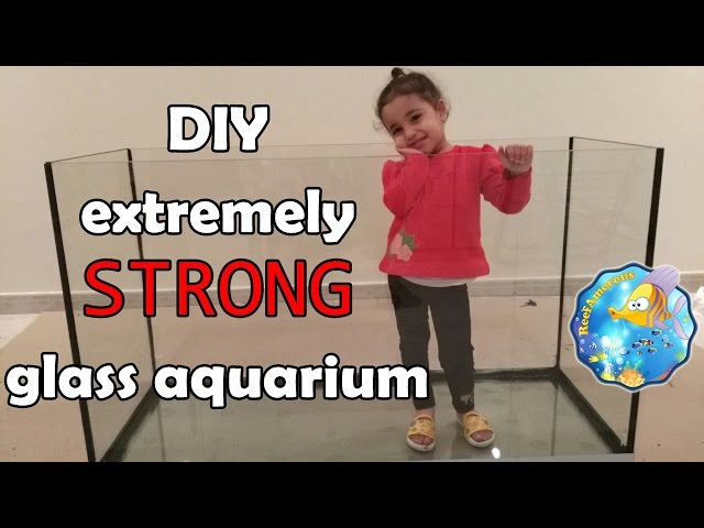 HOW TO: Build an Aquarium Glass With Extremely Strong BOTTOM (120g Reef Tank Setup E1)