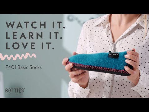 DIY Slippers - Hausschuhe selber stricken mit Botties® | Felted Slippers (F401 Basic Socks)