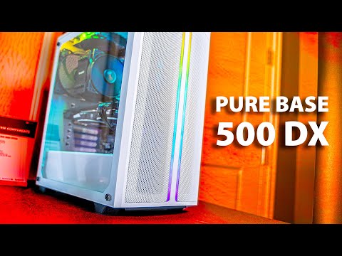 Kompiuterio korpusas be quiet! Pure Base 500DX / Didelio oro srauto įsiurbimas / 3 Pure Wings 2 140 mm ventiliatoriai / ARGB LED / USB 3.2 Gen. 2 Type C / Paruoštas aušinimui vandeniu / Juodas video
