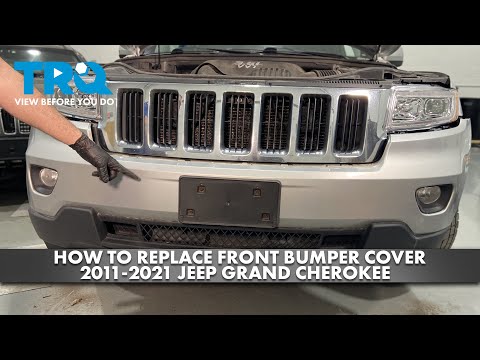 How to Replace Front Bumper Cover 2011-2021 Jeep Grand Cherokee