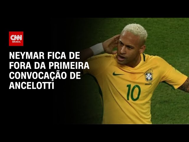 Carlo Ancelotti convoca Seleção Brasileira sem Neymar | CNN 360º