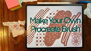 Make 5 of Your Own Procreate Brushes | Checkered, Plaid, Outline, Polka Dot + Stamp Brushes