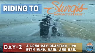 Sturgis Motorcycle Rally | Day 2 | Coeur d'Alene to Bozeman MT (WET!)