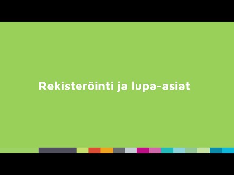 Ideasta yritykseksi: Rekisteröinti ja lupa-asiat
