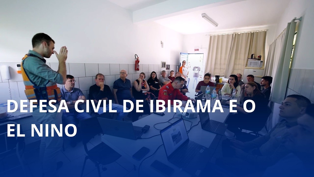 Defesa Civil de Ibirama segue trabalhos de olho na previsão do tempo