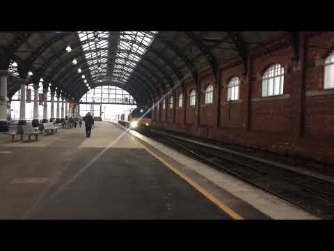 66746+66743 pass Darlington working the 0Z66 Doncaster Robert Rds Shed to Craigentinny T&R.S.M.D.