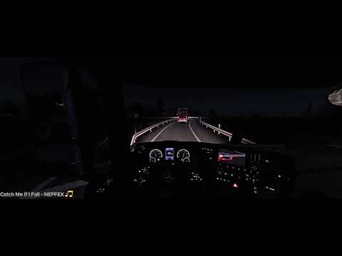 Düsseldorf to Luxembourg / Night Drive / TruckersMP / ETS 2 1.48 4K