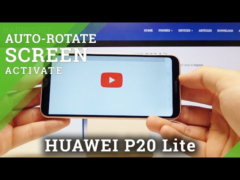 How to Use Auto Rotate Screen in HUAWEI P20 Lite – Activate Automatic Reorient