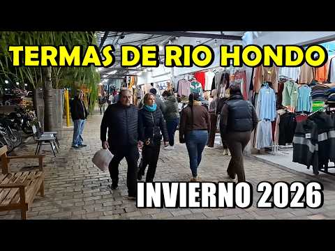 RECORRIENDO TERMAS DE RIO HONDO DE NOCHE | PLAZA SAN MARTIN | PARQUE GUEMES | INVIERNO 2026
