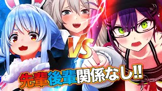 お互いに容赦のないプロレスが最高に面白いPEBOTの3人www【兎田ぺこら/常闇トワ/獅白ぼたん】【ホロライブ切り抜き】