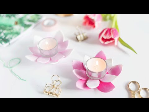 Water lily lights ▪ FIMO DIY  |  STAEDTLER