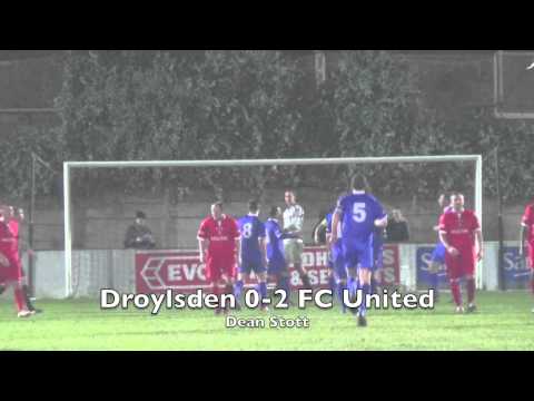 Droylsden 1- 4 FC United. 26 November 2013.