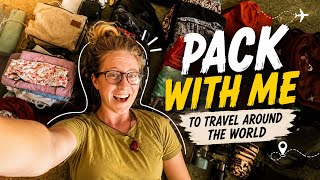 What I’m Packing to Backpack the World 🌍 | Solo Female Traveler Carry-On Only