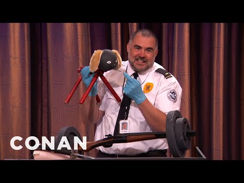 How The TSA Let Through So Many Explosives | CONAN on TBS