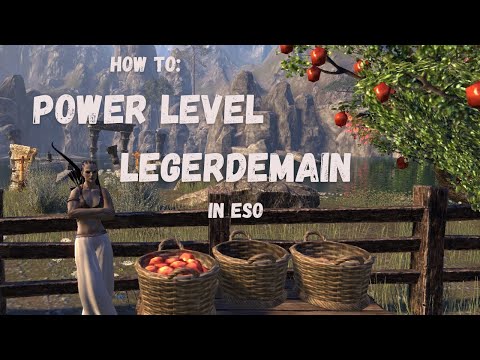 How to Power Level Legerdemain in The Elder Scrolls Online