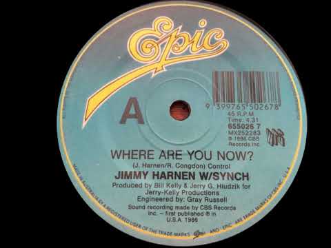 Jimmy Harnen W/Synch - Where Are You Now (HQ Audio)