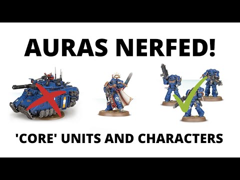 Auras Nerfed! New 'Core Units' Rules for Warhammer 40k Revealed