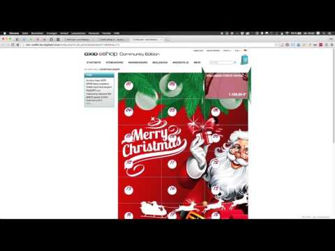 OXID eShop Modul: Installation des responsive Adventskalender
