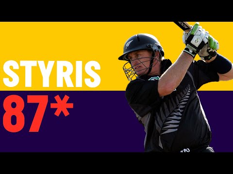 Styris Stars With Stunning 87* | England v New Zealand 2008 ODI